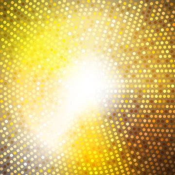 Circle Radius Abstract Golden Background Vector Illustration Stock Illustration