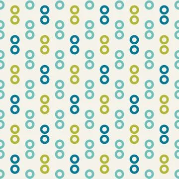 Circle rain drop seamless pattern Illustrazione stock