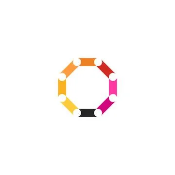 Circle rainbow Stock Illustration