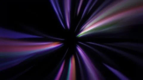 Circle rays lights abstract background for colorful swirl concept. Illustrazione stock