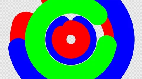 Circle rgb intro transition Stock Footage 280368346