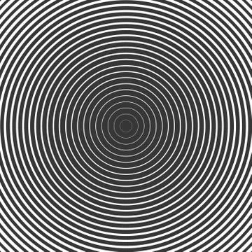 Circle Ring Hypnotic Background. Vector イラスト素材