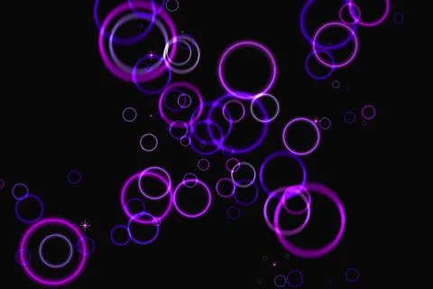 Circle ring particle color CG background wallpaper Stockillustratie