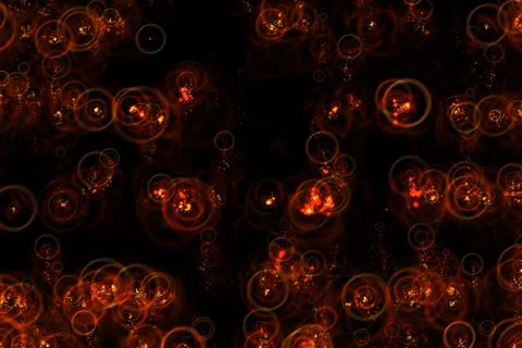 Circle ring particle color CG background wallpaper Stock Illustration