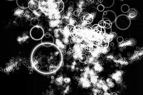 Circle ring particle color CG background wallpaper Stock Illustration