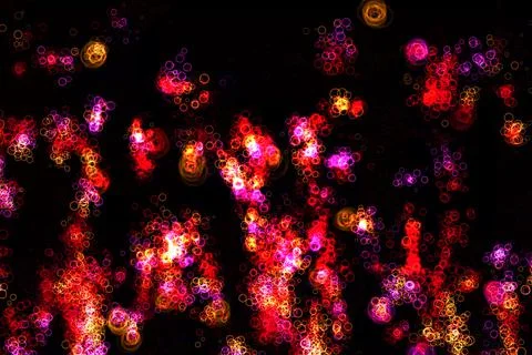 Circle ring particle color CG background wallpaper Illustrazione stock