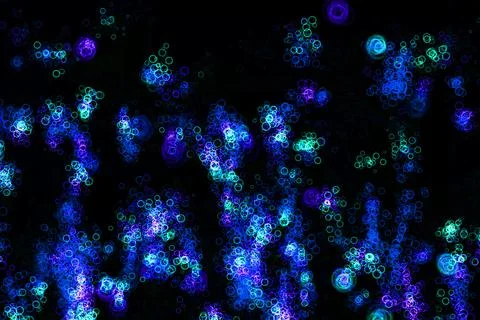 Circle ring particle color CG background wallpaper Illustrazione stock