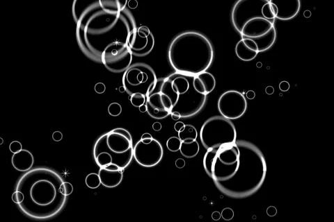 Circle ring particle color CG background wallpaper Illustrazione stock