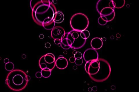 Circle ring particle color CG background wallpaper Stock Illustration