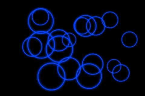 Circle ring particle color CG background wallpaper Stock Illustration