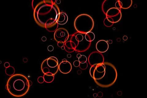 Circle ring particle color CG background wallpaper Stock Illustration