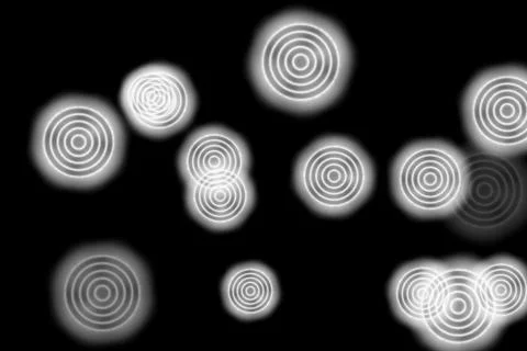 Circle ring particle color CG background wallpaper Stock Illustration