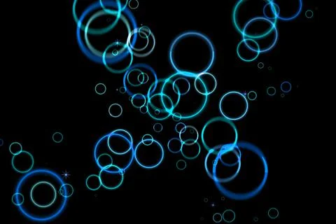 Circle ring particle color CG background wallpaper Illustrazione stock