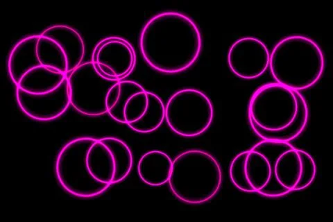 Circle ring particle color CG background wallpaper Illustrazione stock