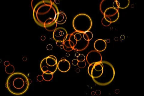 Circle ring particle color CG background wallpaper Stock Illustration