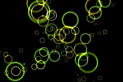 Circle ring particle color CG background wallpaper Illustrazione stock