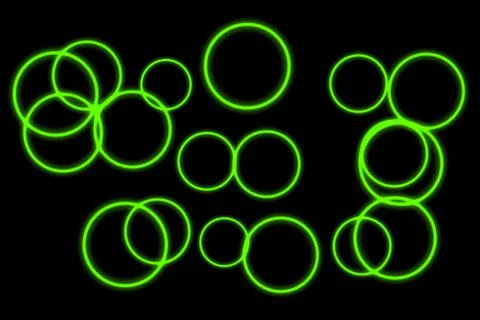 Circle ring particle color CG background wallpaper Stock Illustration