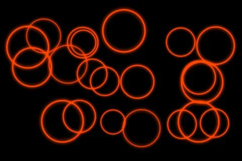 Circle ring particle color CG background wallpaper Stock Illustration
