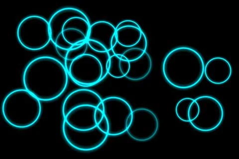 Circle ring particle color CG background wallpaper Stock Illustration