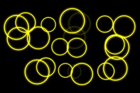 Circle ring particle color CG background wallpaper Stock Illustration
