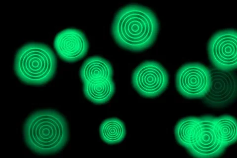 Circle ring particle color CG background wallpaper Illustrazione stock
