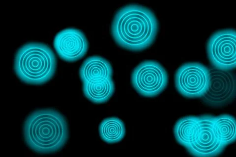 Circle ring particle color CG background wallpaper Illustrazione stock