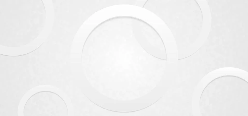 Circle ring pattern design minimal white concept. Stock Illustration