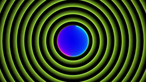 Circle rings minimal animation for presentation, event, party text backdrop.. Stock Footage 311376930