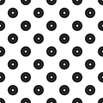 Circle road pattern イラスト素材