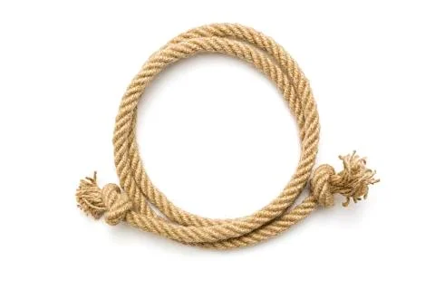 Circle rope frame Stock Photos