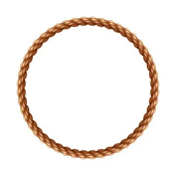 Circle rope Stock Illustration
