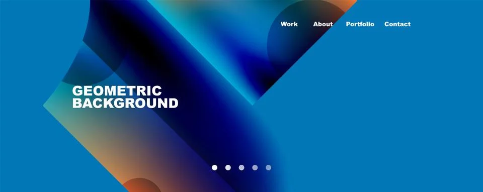 Circle, round elements and lines geometric abstract background. Vector 스톡 일러스트