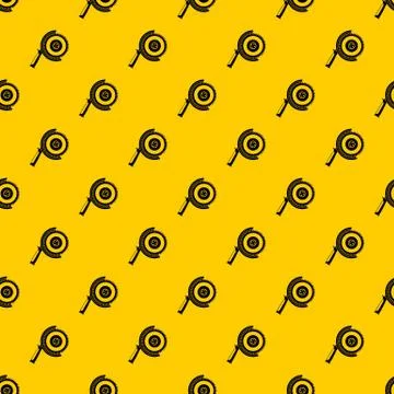 Circle saw pattern vector Illustrazione stock