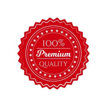 Circle seal stamp on white background Stock Illustration