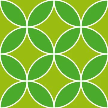 Circle seamless pattern. Abstract textile print. Vector backdrop. Stockillustratie