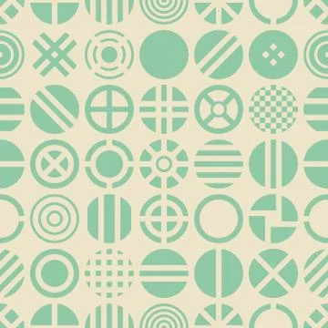 Circle seamless pattern Stock Illustration