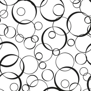 Circle seamless pattern. Seamless circle vector illustration background. Mode 스톡 일러스트