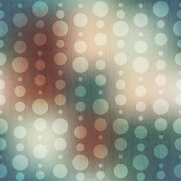 Circle seamless pattern with wood effect Stock Illustration