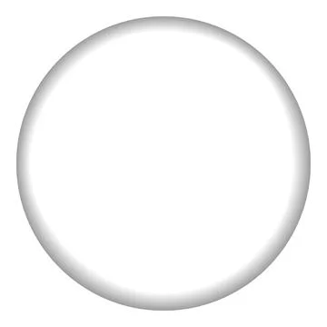 Circle with shadow inside Minimalistic Round Frame border Paper Cut Effect Copy Stock Illustration
