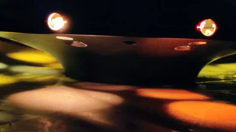 Circle shape colorful lights Stock Footage 284958386