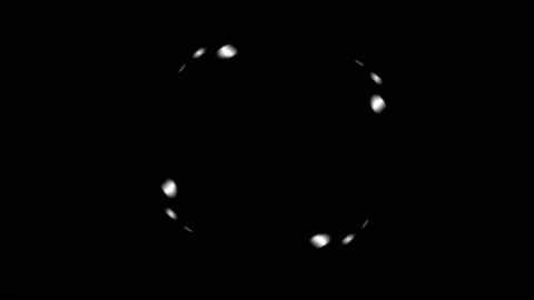 Circle Shape Elements with Alpha Channel. Stock Footage 114073582