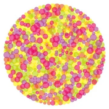 Circle shape filled with colorful dots Stock Illustration