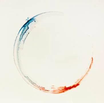 Circle shape imprint Stock Photos