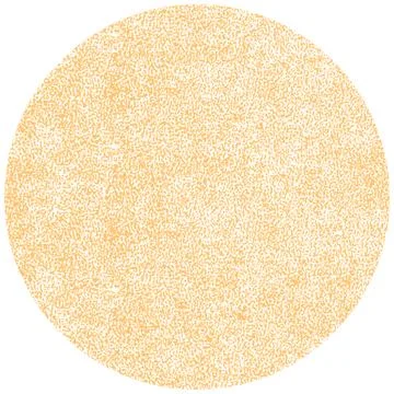 Circle Shape with Paint Texture Illustrazione stock