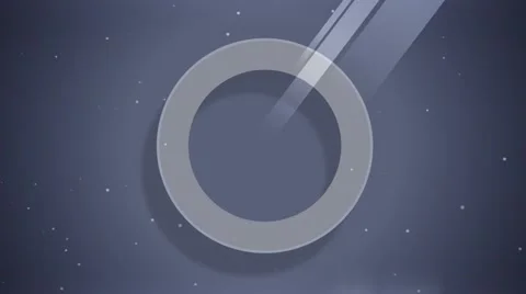 Circle shape in space vintage style animation Stock Footage 58015850