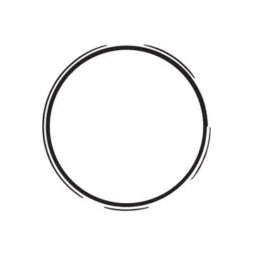 Circle shape vector black grunge background Stock Illustration