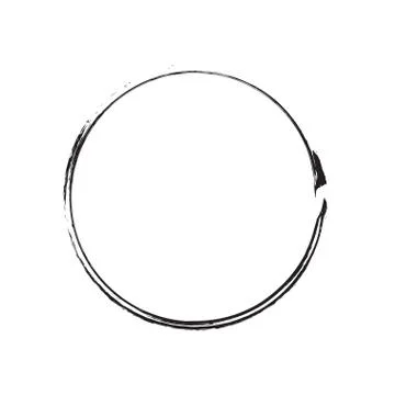 Circle shape vector black grunge background Stock Illustration