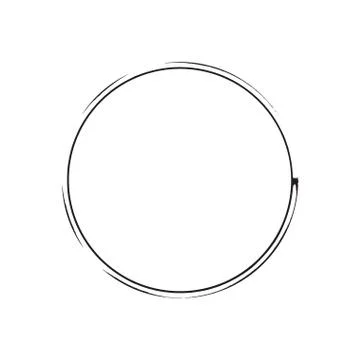 Circle shape vector black grunge background Stock Illustration