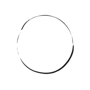 Circle shape vector black grunge background Stock Illustration