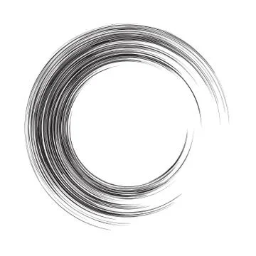 Circle shape vector black grunge background Stock Illustration